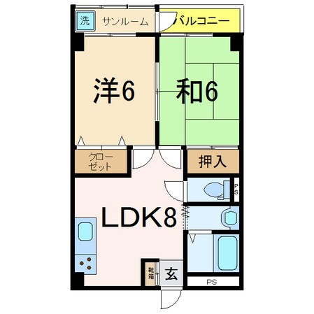 プレステージ　１の物件間取画像